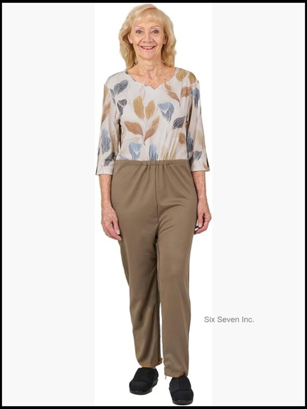 Polyester Blend Anti-Strip Jumpsuit For Dementia Care